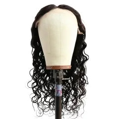 Water Wave Human Hair Transparent Lace Frontal Wigs 30 Inch Long T Part Remy Wet And Wavy Lace Front Human Hair Wigs