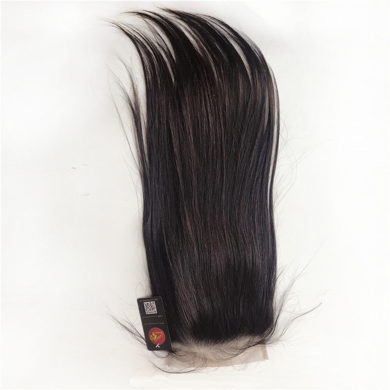 6x6 Straight Big Lace Closure Pre Plucked With Baby Hair Natural Hairline Brazilian Remy Hair Big Lace Size Swiss