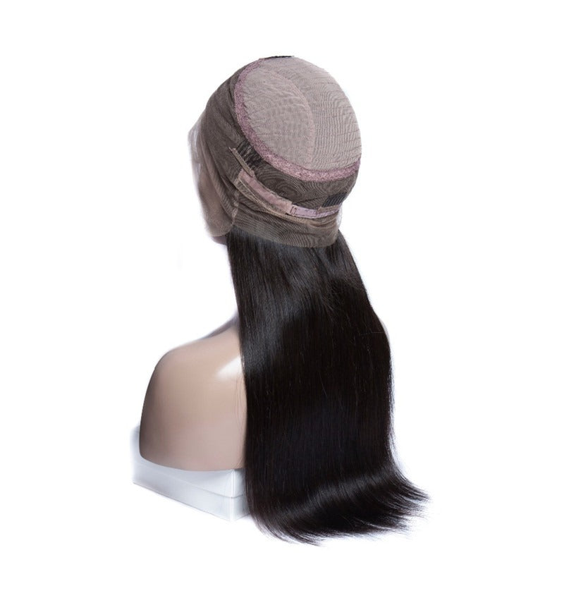 Transparent Lace Wig Glueless Straight 360 Lace Front Wig 150% Density Adjustable Fits Perftecly Around Your Ears