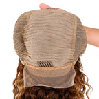 MerryHair 4#27 Highlight Wholesale Cheap Transparent Lace Front Wig Human Hair Lace Wigs