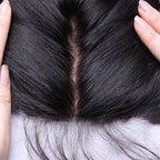 Deep Wave Curly 4x4 Silk Base Lace Closure Frontal Natural Headline Medium Brown Lace Human Hair Baby Hair