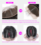 13x6 Loose Wave Lace Frontal Suitable Dying Colors Virgin Hair No Shedding No Tangle Swiss Lace