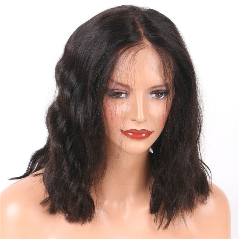 Loose body wave 150% Density Bob Lace Front Wig Human Hair Remy Hair Pre Plucked Hairline Glueless