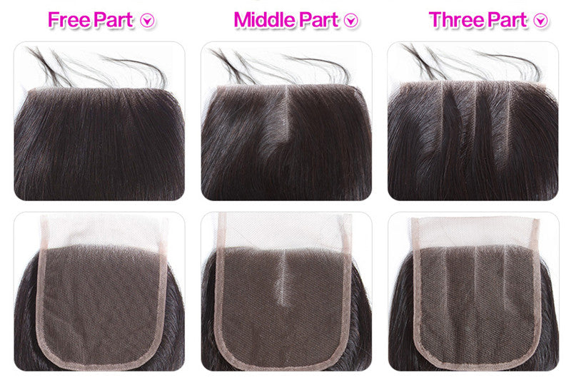 4x4 Lace Closure Natural Wave Wavy Cheap Price Bleached Knots Tangle Free Best Selling Virgin
