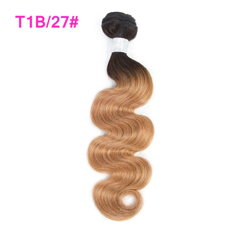 4 Bundles Ombre Hair 100% Human Hair 2019 Hair Color Trends Rose Gold Ombre On Dark Hair
