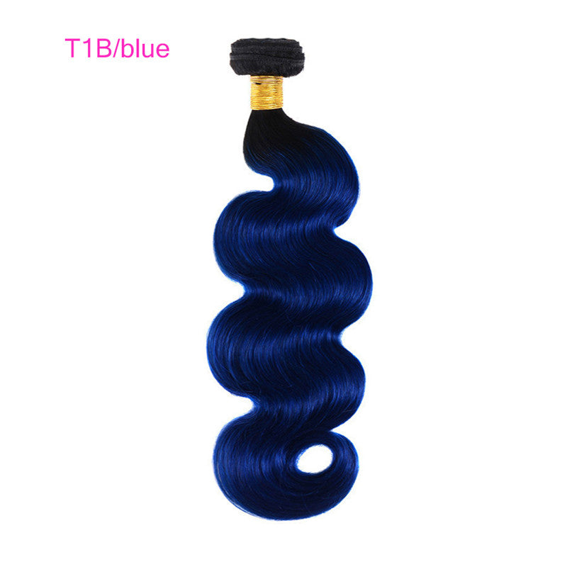 3 Bundles T1B/4#/27# T1B/Red 100% Human Hair T1B/Blue T1B/613 T1B/4#/30# 2019 Hair Color Trends