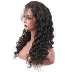 Natural Wave Wavy Transparent Lace Front Wig Bleached Knots Suitable Dying Colors With Baby Hair Pre Plucked Hairline