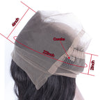 2 Bundles Virgin Hair BodyWave Natural Color With 360 Lace Frontal Natural Hairline