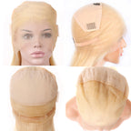 Color Full Lace Wig Body Wave 613 T1B Dark Root Honey Blonde Hair Color Wig