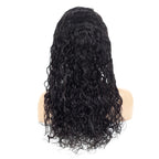 13x6 Lace Front Wig Water Wave No Shedding No Tangle With Baby Hair Hand Tied Natural Color