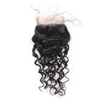5x5 Natural Wave/Wavy Lace Closure Swiss Lace Pre Plucked Hairline No Shedding No Tangle Natural Headline