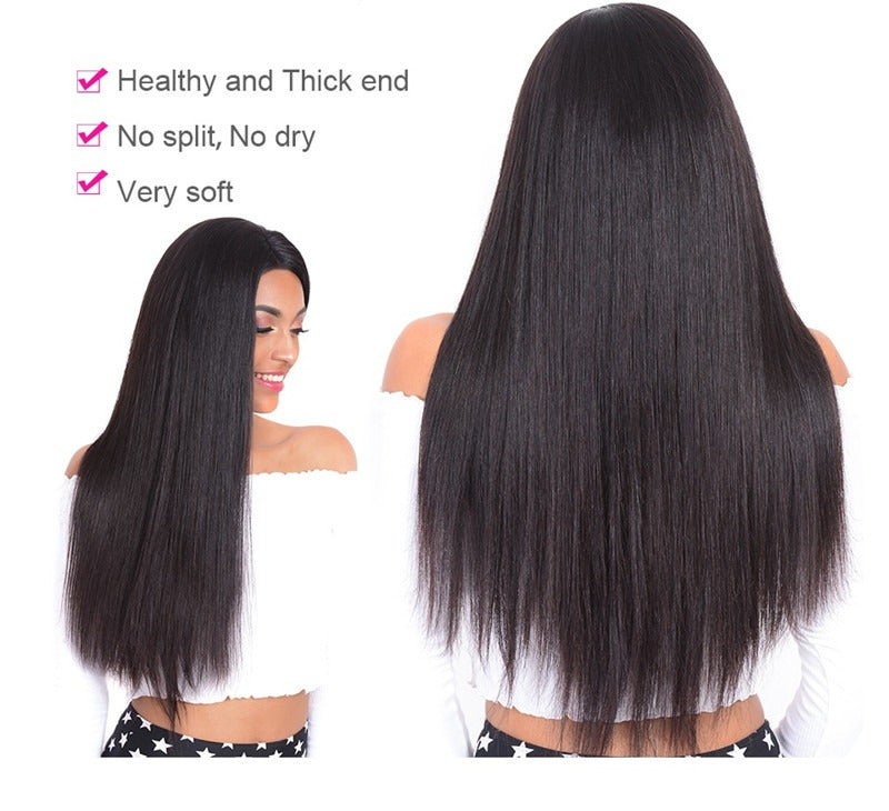 13x6 Lace Front Wig Transparent Lace Straight Suitable Dying Colors Natural Color Black Color Average Size