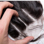 4x4 Lace Closure Water Wave Wholesale Natural Color Free Part Middle 3 Part Virgin Lace Closure