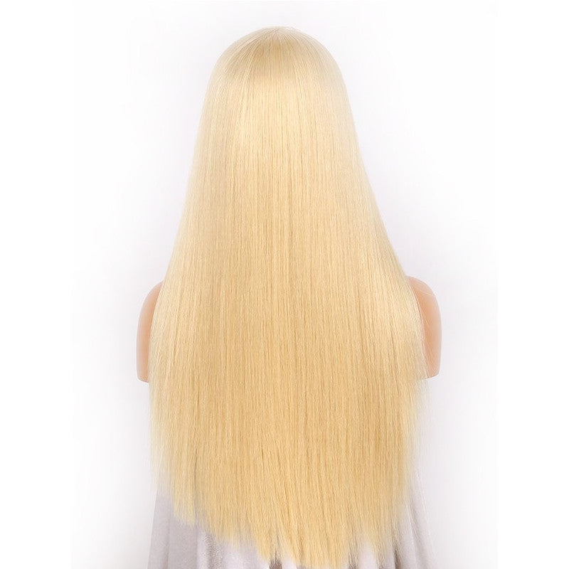 Best 613 Wigs Cheap 613 Color Blonde Lace Front Wig Straight Human Hair Wig