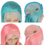 Bob Wig Colorful With Two Colors Lace Front Wig Color Bobs Straight