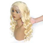 Color Full Lace Wig Loose Wave 613# Color Top Quality With Baby Hair Blonde Color Wig 130% Density
