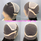 Cheap New Style 13x4 Inches Deep Wave Natural Curly Transparent Full Lace Human Hair Wigs