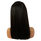Straight Highlights Long Bob Wigs Lace Front Wig With Middle Part