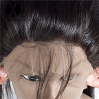 Straight Silk Base Lace Closure Frontal Bleached Knots Pre Plucked Hairline Natural Headline Human Hair