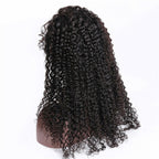 Kinky Curly 360 Lace Front Wig 150% Density Natural Headline Can Be Permed Human Hair Natural Color