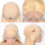 Body Wave Color 613# Lace Front Wig Natural Headline Remy Hair No Chemical Processing