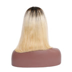 Straight Bob Lace Front Wig 1B/613 Color Wigs 150% Density With Baby Hair Remy Hair Natural Headline Suitable Dying Colors