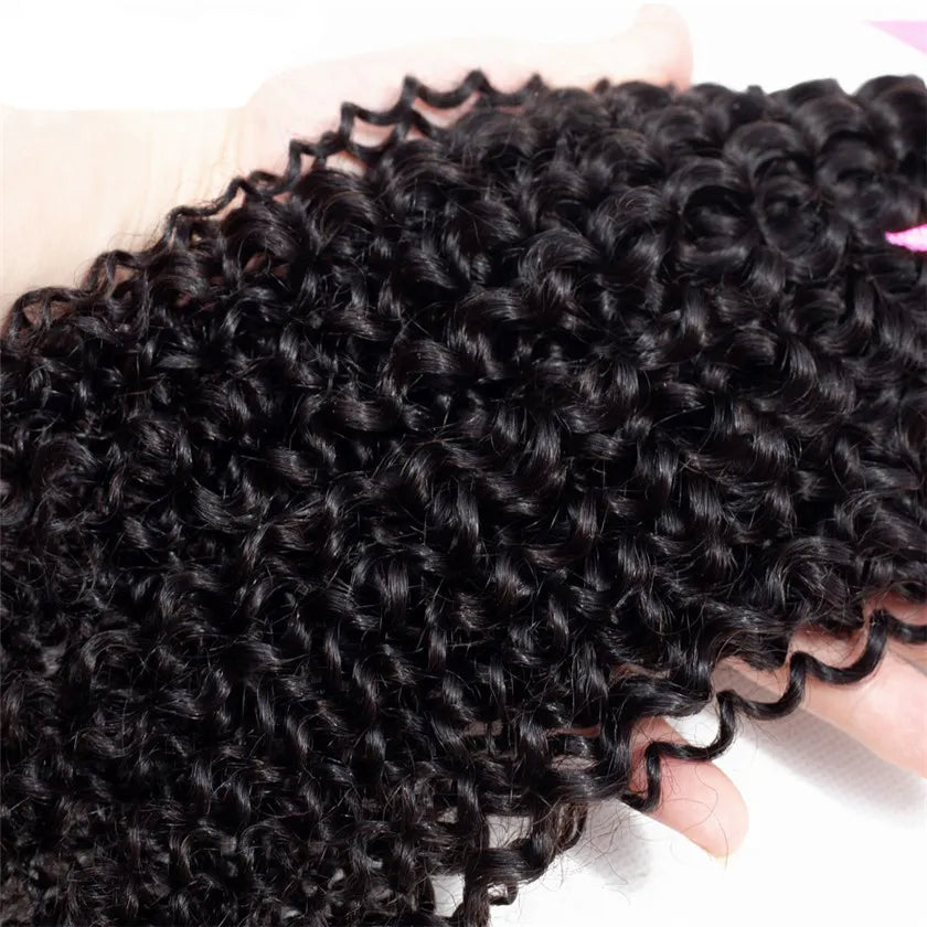 1 Bundle Kinky Curly Virgin Hair Bundle Deals,100% Human Hair Extension