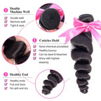 2 Bundles Loose Wave Fashion Style Virgin Hair Top Quality Unprocessed Human Hair