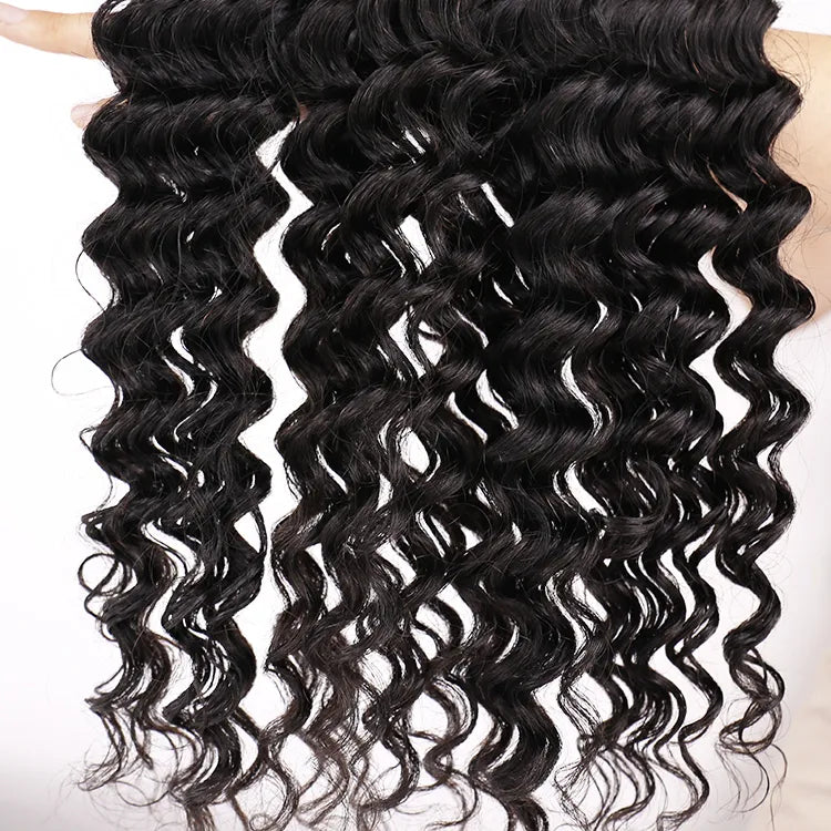 3 Bundles Deep Wave Hair Merry Hair Best Selling Healthy 100% Best Quality Curly Hair Weft