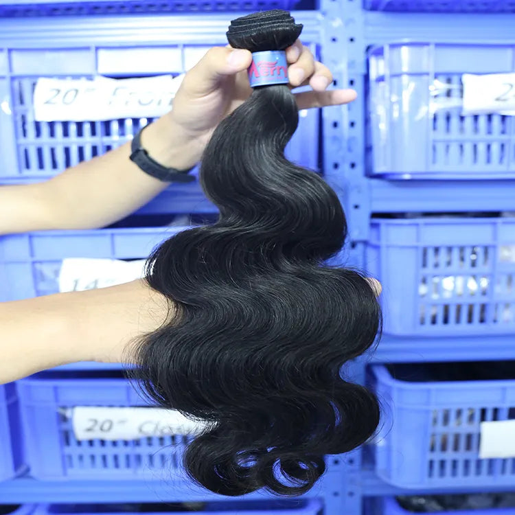 2 Bundles Body Wave Hot Sale Alibaba Stock Price Black Natual Human